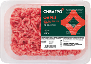 ФАРШ ДЛЯ ДОМАШНИХ И КОТЛЕТ ИЗ СВИНИНЫ, 400г